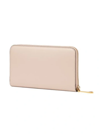 Shop Fendi Zip Around Wallet - Pink
