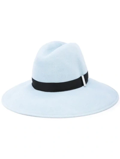 GIGI BURRIS MILLINERY REQUIEM HAT - 蓝色