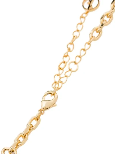 Shop Anissa Kermiche Pearl Chain Anklet In Gold