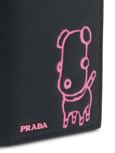 Shop Prada Malia Small Wallet In Black