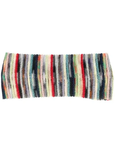 Shop Missoni Knitted Headband In Sm0ct