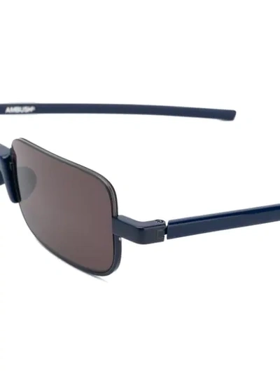 Shop Ambush Square Frame Sunglasses In Blue
