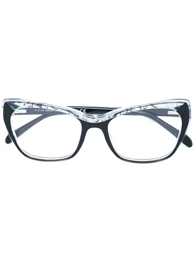 Shop Emilio Pucci Cat Eye Optical Glasses