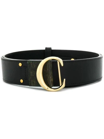 Shop Chloé Ceinture Buckled Belt In Black