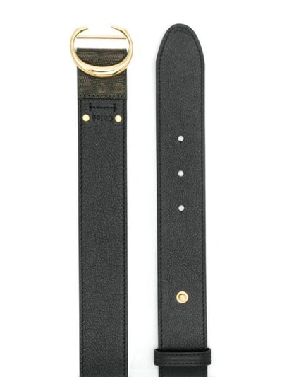 Shop Chloé Ceinture Buckled Belt In Black