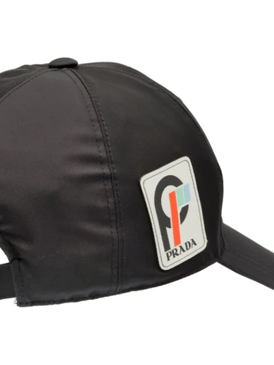 Shop Prada Baseball Cap - Black