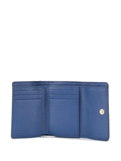 Shop Furla Babylon Tri-fold Wallet In Blue
