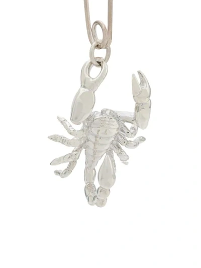 Shop Ambush Spider Pendant Earring In Metallic