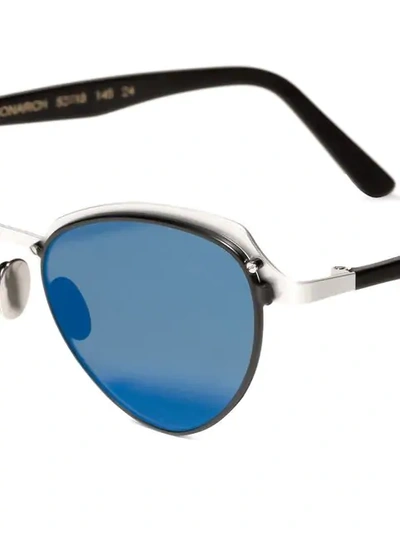 Lgr Monarch Cat-eye Frame Sunglasses In Black