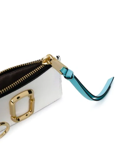 Shop Marc Jacobs Snapshot Top Zip Multi Wallet - White