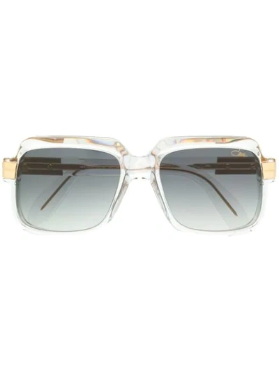 Shop Cazal Oversized Sunglasses In White