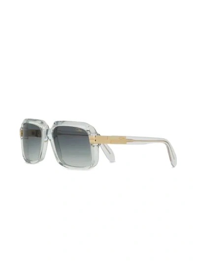 Shop Cazal Oversized Sunglasses In White