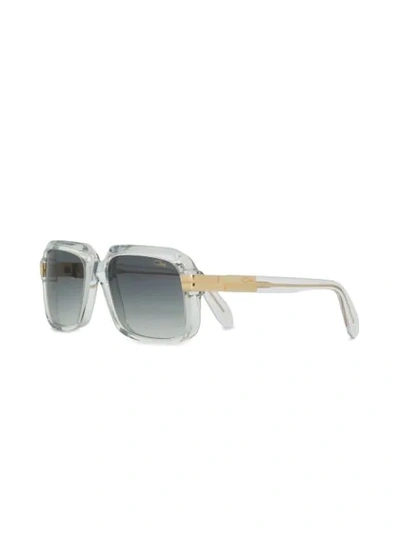 Cazal Oversized Sunglasses In White