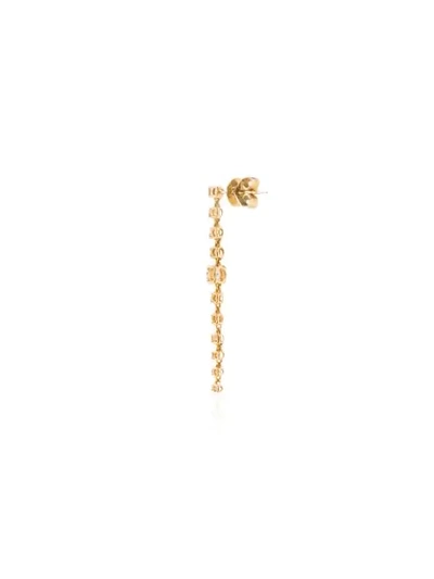 Shop Anita Ko 18kt Gold And Diamond Drop Earrings