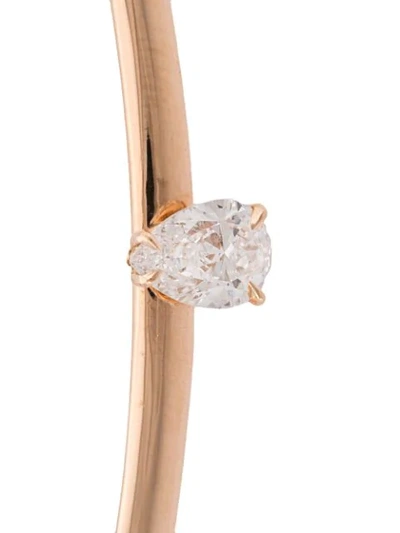 Shop Anita Ko 18kt Rose Gold Pear-cut Diamond Cuff