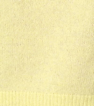 Shop Acne Studios Wool And Mohair Sweater In Yellow