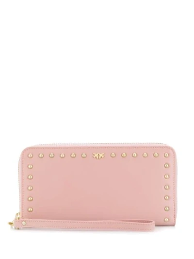 Shop Pinko Studded Purse In Pink