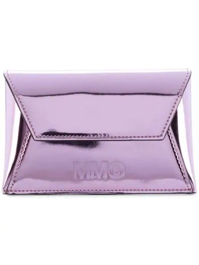 Shop Mm6 Maison Margiela Envelope-style Card Holder - Pink