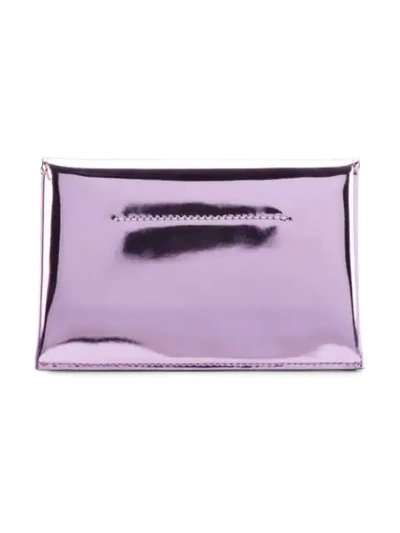 Shop Mm6 Maison Margiela Envelope-style Card Holder - Pink