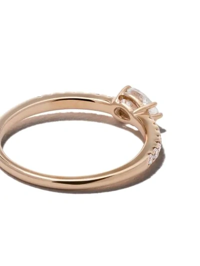 Shop Anita Ko 18kt Rose Gold Sideways Pear Diamond Ring