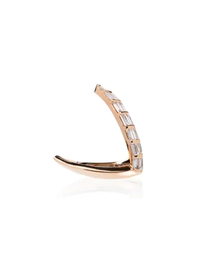 Shop Anita Ko 18kt Rose Gold Diamond-embellished V Ring