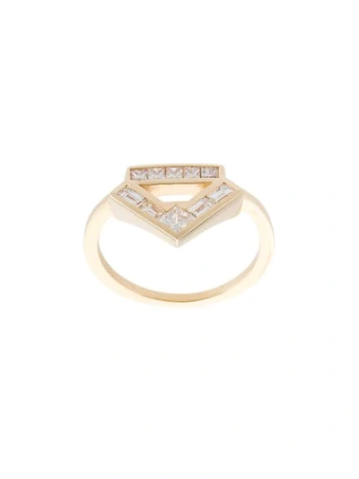 Shop Azlee Glow Diamond Ring - Yellow