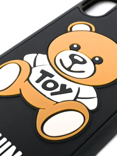 MOSCHINO IPHONE X/XS玩具泰迪熊手机壳 - 黑色