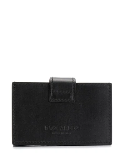 Shop Dsquared2 Icon Print Wallet In Black