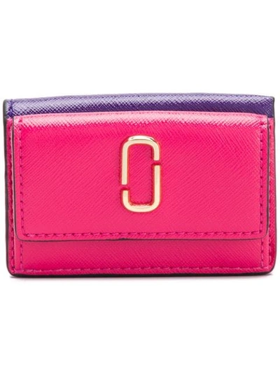 Shop Marc Jacobs Snapshot Mini Trifold Wallet In Pink