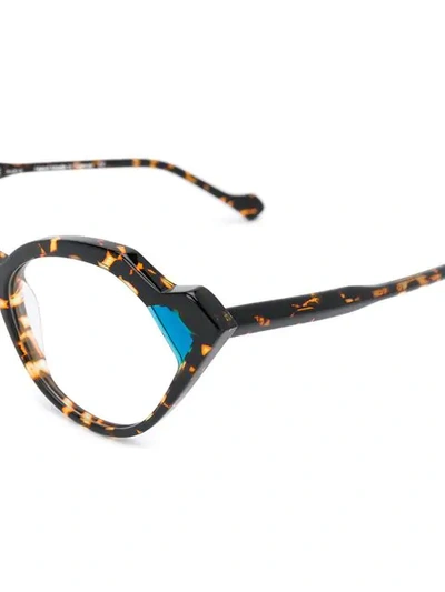 Shop Face À Face "gipse1" Optical Glasses - Brown