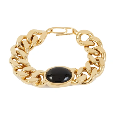 Shop Aurelie Bidermann Bronx Bracelet In Yellow Gold