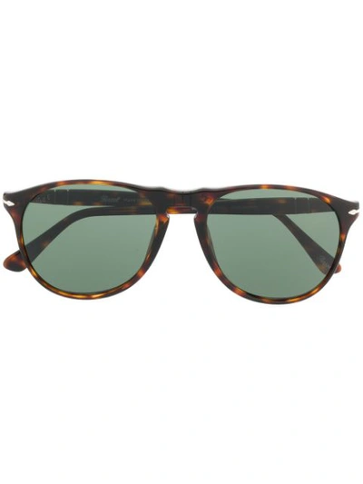 Persol Tortoiseshell Frame Sunglasses In Brown