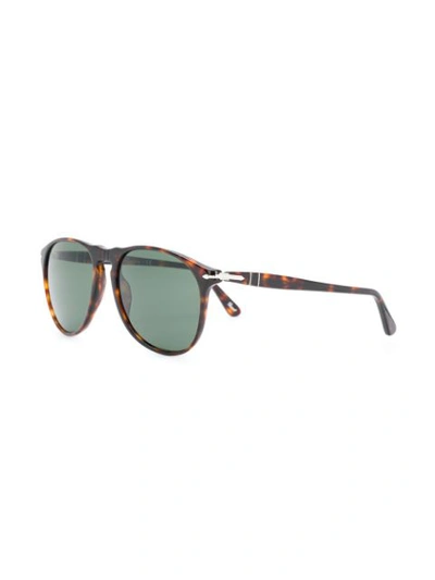 Persol Tortoiseshell Frame Sunglasses In Brown