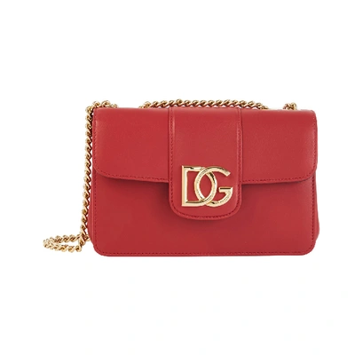 Shop Dolce & Gabbana Dg Millennials Small Shoulder Bag In Red