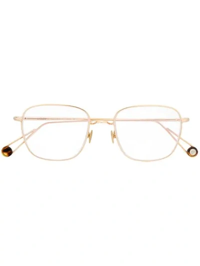 Shop Ahlem Place Blanche Glasses In 金色