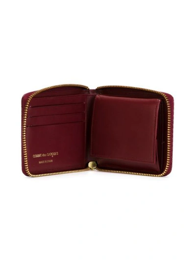 Shop Comme Des Garçons 'luxury Group' Wallet In Red