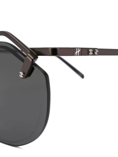 HUBLOT EYEWEAR SHIELD SUNGLASSES - 黑色