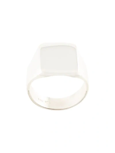 Shop Meadowlark Fairfax Signet Ring In Silver