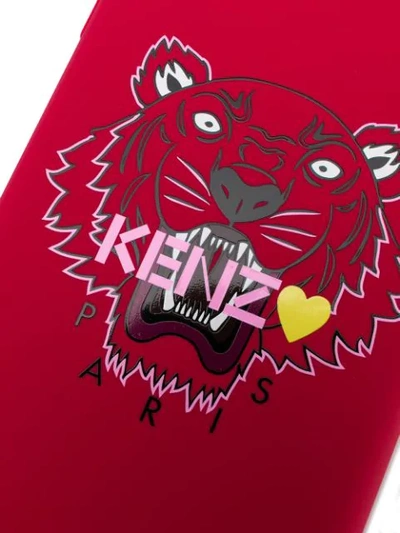 Shop Kenzo Tiger-print Iphone Xs Max Case In Red