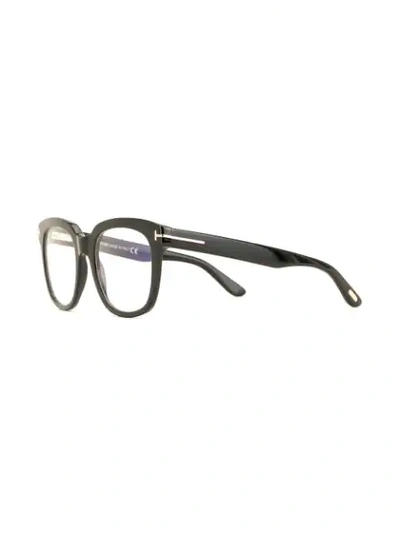 Tom Ford Square Frame Sunglasses In Black