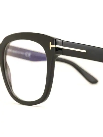 Tom Ford Square Frame Sunglasses In Black