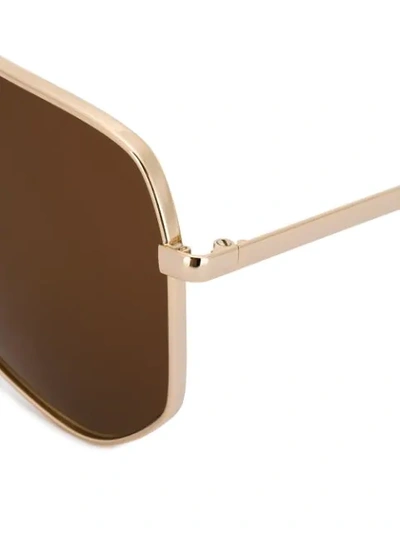 Shop Grey Ant 'megalast' Sunglasses In Metallic