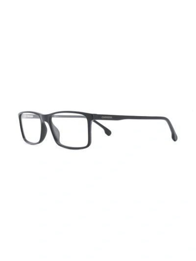 Shop Carrera Rectangular Shaped Glasses In Black