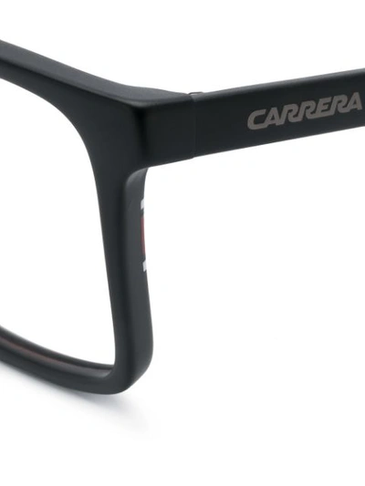 Shop Carrera Rectangular Shaped Glasses In Black