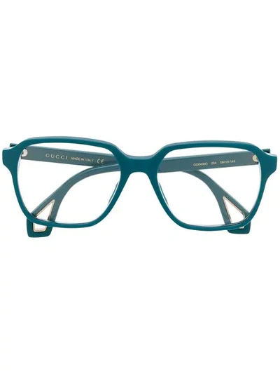 Shop Gucci Classic Shape In Blue