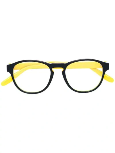 Shop Gucci Eyewear Colourblock Glasses - Black