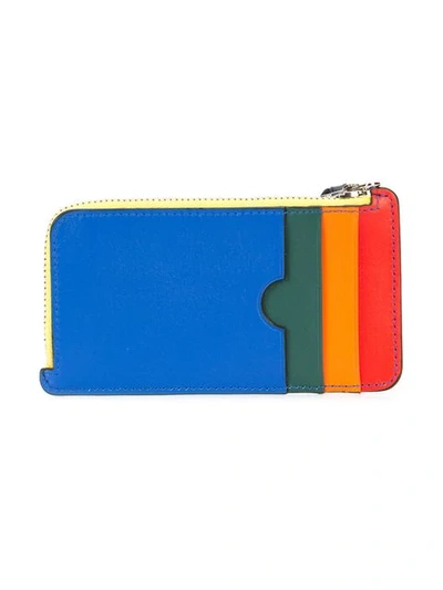 Shop Loewe Rainbow Coin And Card Holder In Multicolour