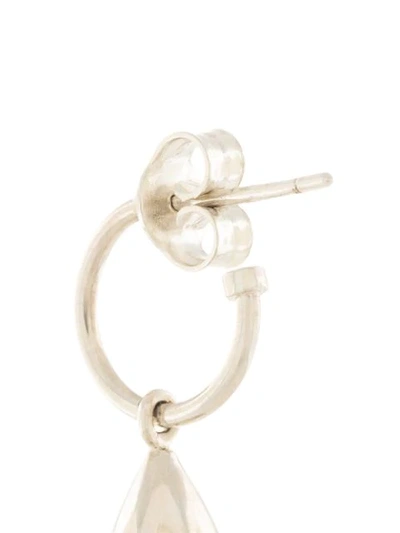 Shop Meadowlark Bell Endless Hoop Earrings In Silver