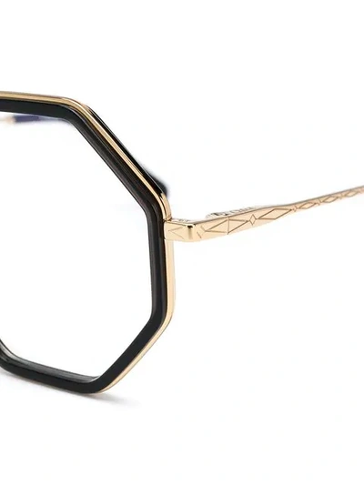 CHLOÉ EYEWEAR RECTANGULAR FRAMED GLASSES - 灰色