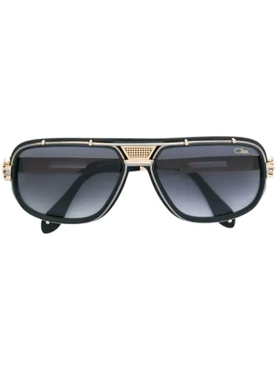 Shop Cazal 665 Sunglasses In Black